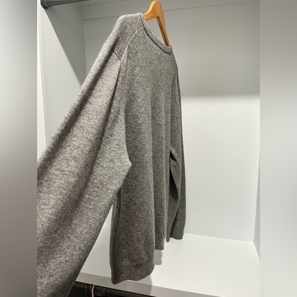 CLUB ROOM 2-Ply Cashmere V-Neck Sweater in Heather Gray Size XL - Picture 5 of 6